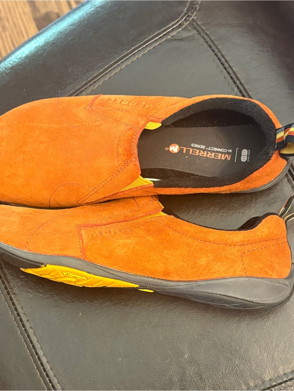Merrell Women's Slip On Connect Series Orange Flexible Trail Hiking Shoes